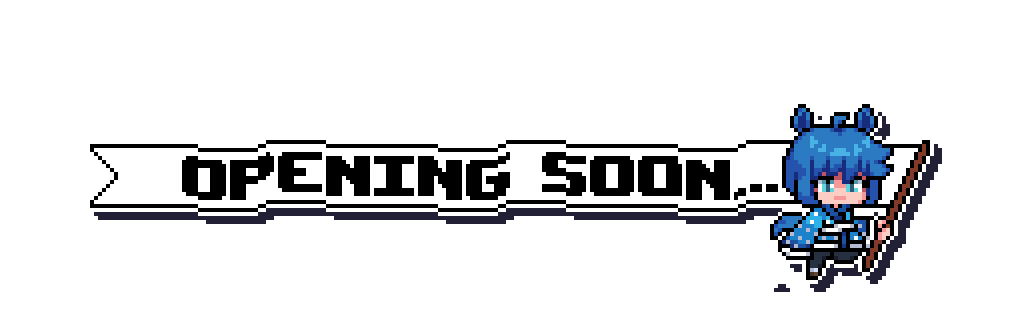 Opening banner with character